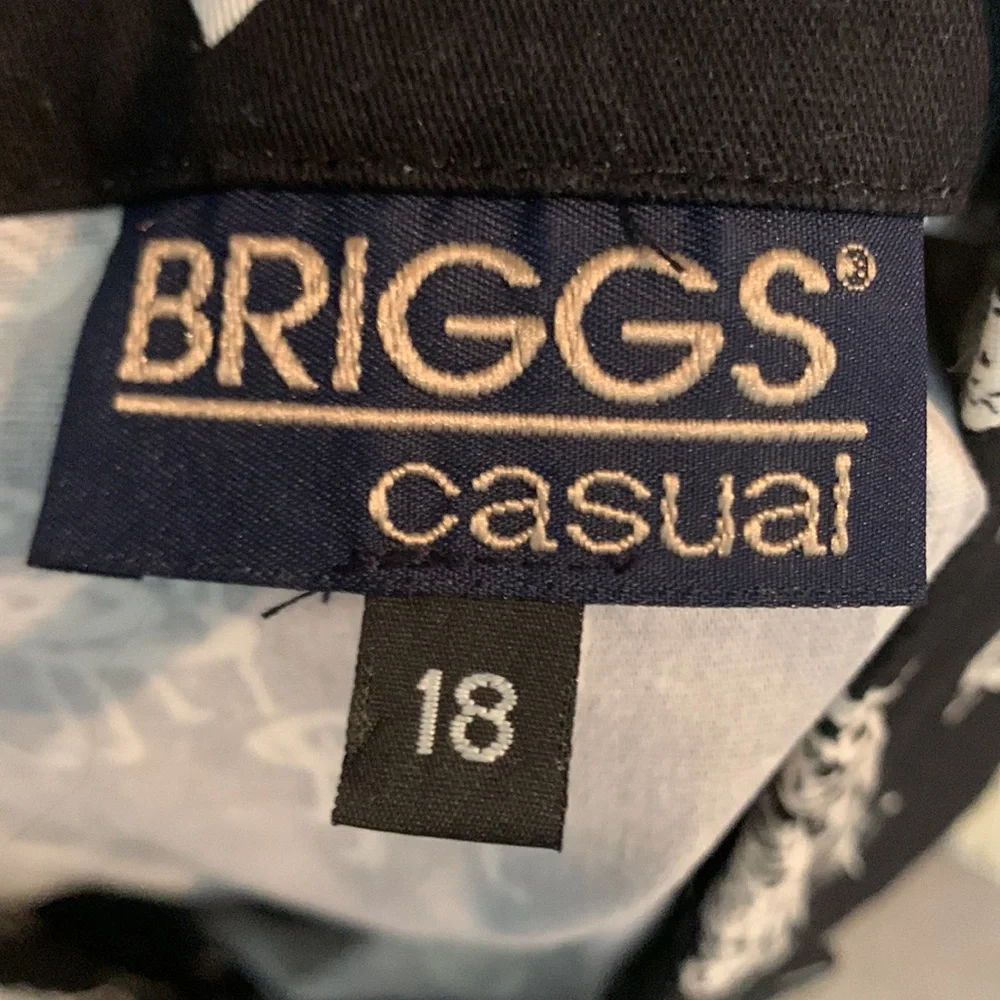 Briggs Casual black & white jacket Size 18 - Picture 3 of 6